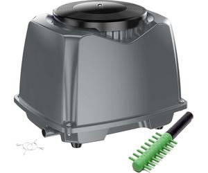 SunSun CAP-100 Pompe Aquarium à Air 70W Bulleur 80m³ Débit 100L/min Longueur 2m 16 Sorties d’air 2 Attaches Aérateur Diffuseur silencieux pour Aquariophilie Poissons Bassin Jardin