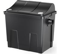 SunSun CBF-200A et Unité UV - 400 × 275 × 400 mm - Filtre biologique Système de filtration à 1 Chambre - pour 6000 l/h / capacité étang max. 8000 l - avec Média filtration - Stérilisation