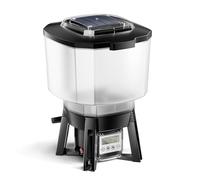 SunSun CFF-212 Distributeur automatique Nourriture pour poissons à Énergie solaire pour Bassin Mangeoire programmable Réservoir 12 litres pour 1 à 6 Distributions par jour Étang Jardin Animalerie