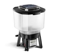 SunSun CFF-212 Distributeur Automatique Nourriture pour Poissons à Énergie Solaire pour Bassin Mangeoire programmable Réservoir 12 litres pour 1 à 6 Distributions par Jour Étang Jardin Animalerie