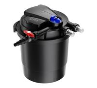 SunSun CPA-20000 Filtre de bassin à pression avec stérilisation UV - 473 x 473 x 560 mm - 36 W / étang 40000 l max. / réservoir - Nettoyage facile - Filtration eau à grand débit