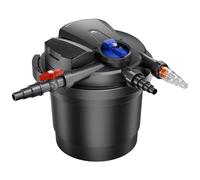 SunSun CPA-5000 Filtre de Bassin à Pression avec stérilisation UV - 382 x 382 x 418 mm - 11 W/étang 8000 l Max. / réservoir - Nettoyage Facile - Filtration Eau à Grand débit