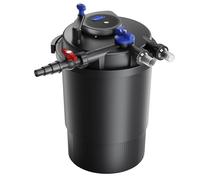 SunSun CPF-30000 Filtre de bassin à pression UVC - 55 W - pour étang jusqu’à 60000 l - 12 000 l/h - Filtration biologique avec Clarificateur Stérilisateur