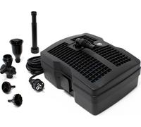SunSun CUF-5000 Filtre, pompe Fontaine et Clarificateur 3 en 1 - 316 x 263 x 467 mm - 2000 l / 42 W / UVC 9 W / refoulement max. 2 m - stérilisateur écumeur pour bassins