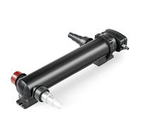 SunSun CUV-324 Stérilisateur Clarificateur de bassins ou d’étang - débit Max. 5000 l/h - avec Lampe Rayons UV-C 24 W + Miroir INOX - pour Poissons et Plantes Aquatiques - Cours d’Eau en hélice