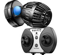 SunSun CW-110 Pompe de brassage Wavemaker, 500-4000 l/h 10 W avec contrôleur, fixation par aimant, pour aquarium, eau de mer, eau douce, eau saumâtre, pompe de circulation