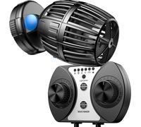 SunSun CW-140 Pompe de brassage Wavemaker, 1200-15000 l/h 40 W avec contrôleur, fixation par aimant, pour aquarium, eau de mer, eau douce, eau saumâtre, pompe de circulation
