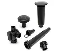 SunSun Kit de fixation 3 avec 2 Buses de fontaine et Accessoires - pour Pompes de bassin fontaine jet d'eau série HJ, p.ex. HJ-1544