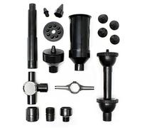 SunSun Kit de fixation 3 avec 4 Buses de fontaine et Accessoires - pour Pompes de bassin fontaine jet d'eau série HJ, p.ex. HJ-1543 et HJ-1843 - Pièce détachée - Filtrage Filtration Eau
