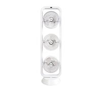 SUNTEC Tour de Ventilation CoolBreeze 9.500 Tri-Vario TV+ 3x reectivement 22 spcm diamètre des pales, 3 vitesses de ventilation, oscillant, minuterie, télécommande mode veille | fonction de minuterie