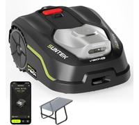 SUNTEK SRM3040 Robot Tondeuse sans Fil périphérique,RTK+Double Vision+TOF LiDAR Tondeuse Robot,Cartographie Auto/Manuelle, Contrôle APP, Recommandé 400 m², Max 750 m² avec Garage