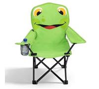 SUNULA Chaise Pliage Enfant - Camping, Jardin, Pêche, Fauteuil Vert Grenouille