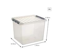 Sunware Boîte de rangement Q-line - Transparent