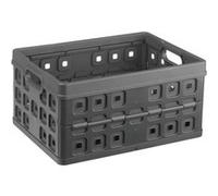Sunware Boîte de rangement pliante Square 32 L 49x36x24,5 cm Anthracite