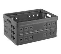 Sunware - Boîte pliante de transport ou rangement Square 46 litres Gris G