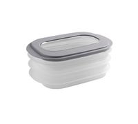 Sunware Club Cuisine Boite Rangement Cuisine 0,7L - 26,5x17,2x10,5cm - Pour le rangement et organisation de la cuisine - Rangement frigo anthracite