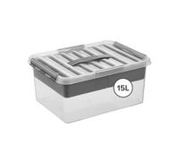 Grande boite de rangement multifonctions - Avec compartiment amovible - 15 Litres ! G
