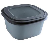 Sunware Sigma Home Boite de Conservation Hermetique Micro-Ondable 3,8L Bleu - 23x23x12,4cm - Sans BPA Empilable - Boite de Congelation Boite Alimentaire