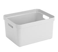 Sunware Sigma Home Box Lot de 3 boîtes de rangement 32 l sans couvercle 45,3 x 35,4 x 24,3 cm Blanc