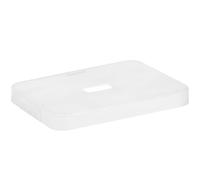 Sunware Sigma Home Couvercle pour Boite de Rangement 18L- 34,2x24,2x3,4cm- Plastique- Couvercle transparent pour panier de rangement