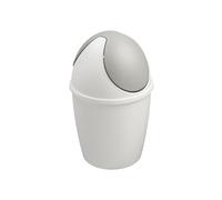 Sunware Tiglio Petite Poubelle Salle de Bain 1,5L - 13,3x13x13,4cm - Mini Poubelle de Table avec couvercle