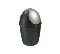 Sunware Tiglio Petite Poubelle Salle de Bain 1,5L - 13,3x13x13,4cm - Mini Poubelle de Table avec couvercle