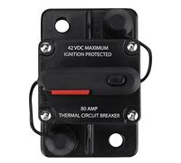 Sunydog Disjoncteur de Circuit pour Voiture, DC12V 42V 50A 300A Stéréo | Disjoncteur de voiture, surcharge de réinitialisation manuelle de circuit de disjoncteur en ligne stéréo DC12V 42V 50A 300A
