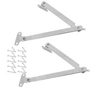 Sunydog Pack de 10, 10 Pièces Support de Porte D'Armoire Levant à | Charnière rotative pliante rt avec charnières, amortisseur souple, levage de cuisine, conception en L Double plié pour une