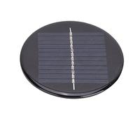 Sunydog Panneau de Remplacement Solaire, 4PCS 6V 80MM Diamètre Rond | Panneau efficace Stable 4 pièces panneaux Mono ligne 6 V 80 mm pour partie de lanterne de jardin extérieure cellule en