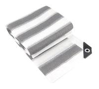 SUODEBYY Brise Vue Jardin Clôture d'écran de confidentialité for Balcon | Auvent de piscine d'ombrage de pergolas pare-soleil(Grey White,1.2mx6m)