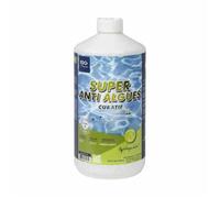 Super Anti Algues Piscine - EDG - Bidon 1 litre - Action Curative Anti Eau Verte et Eau Trouble