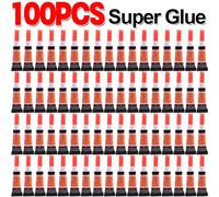 Super colle liquide bois caoutchouc métal verre Cyanoacrylate adhésif papeterie magasin ongles Gel 502 liaison forte instantanée cuir 50PCS