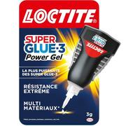 Super Glue-3 Power Gel Control,Colle instantanée surpuissante avec débit contrôlé,Colle universelle,colle gel dans un flacon
