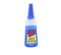 Super Glue - 401 Colle liquide transparente à séchage instantané multi-usages, pour bois, papier, cuir, tissu