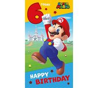 Super Mario 6e Anniversaire Card - 6 Ans Birthday Cards Mario