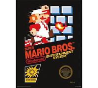 Super Mario Bros - Nes Cover - Art Print - 30x40cm - Affiche Poster
