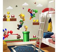 Super Mario Cartoon Wall Stickers by Room DÃƒ©cor For Kids