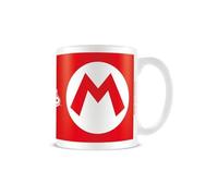 Pyramid international Mug Super Mario MARIO INITIAL Taille unique Rouge/Blanc