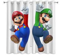 Super Mario Rideau de fenêtre occultant à isolation thermique pour salon,chambre à coucher,chambre de fille 70x160cm[1219]