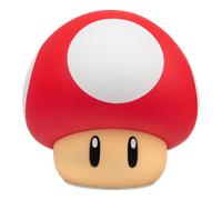 Super Mario Veilleuse Champignon rechargeable - Sous licence officielle - Silicone souple - Portable