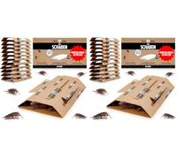 Super Ninja Pieges à Cafards Collants, Produit Anti Cafard, Lot de 120