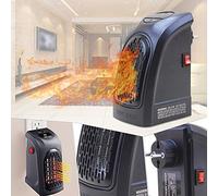 Super PDR 350W Chauffage Soufflant, Radiateur et Ventilateur, Réchauffeur d'espace Personnel Chauffage électrique Céramique Portable Chauffage Mini Ventilateur de Chauffage-Noir