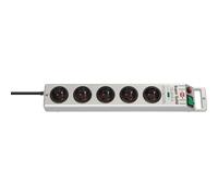 Brennenstuhl multiprise 5 prises silver 2.5m h05vv-f 3g1.5