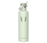 Super Sparrow Gourde Isotherme 1.2L - Bouteille Isotherme avec Paille - Sans BPA et Étanche Gourdes Acier Inoxydable pour Sport, Voyages, L'école, Bureau, Maison