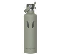 Super Sparrow Gourde Isotherme 1.2L - Bouteille Isotherme avec Paille - Sans BPA et Étanche Gourdes Acier Inoxydable pour Sport, Voyages, L'école, Bureau, Maison