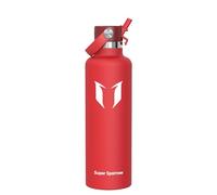 Super Sparrow Gourde Isotherme 1L - Bouteille Isotherme avec Paille - sans BPA - Gourdes Enfant INOX Bouche Standard pour Sport, Voyages, L'école, Bureau, Maison