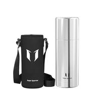 Super Sparrow Gourde Isotherme - 750ml - Bouteille Isotherme - Gourde Inox Sans BPA - Couvercle étanche qui sert de Tasse - Maintient la Température 12/24h (Chaud/Froid)