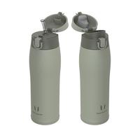 Super Sparrow Gourde Isotherme - INOX Bouteille Isotherme - 750ml - Mug Isotherme Étanche - Gourde Enfant sans BPA - Comprend 2 Couvercles avec Paille et Couvercle Sport