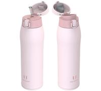 Super Sparrow Gourde Isotherme - INOX Bouteille Isotherme - 950ml - Mug Isotherme Étanche - Gourde Enfant sans BPA - Comprend 2 Couvercles avec Paille et Couvercle Sport