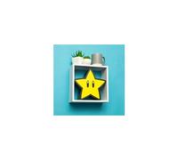 Paladone Lampe Projecteur Super Star Mario Bros - Marchandise Officielle Nintendo, Lumière d'Ambiance Décorative pour Maison ou Bureau, Cadeau Rétro Gaming, Fonctionne sur Piles